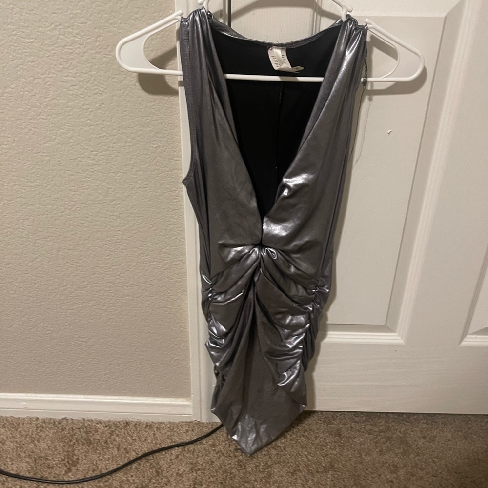 Silver/gray Mini dress